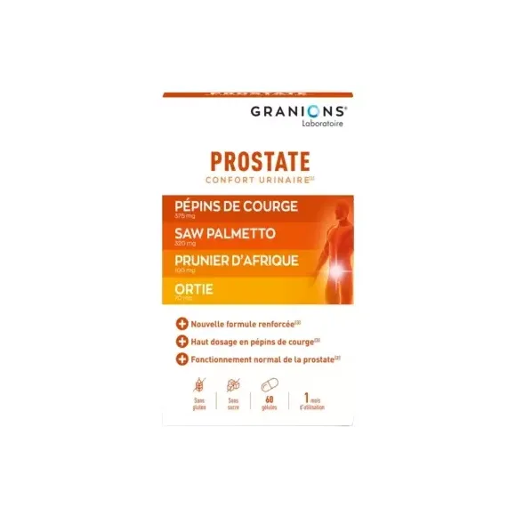 Granions prostate - boite de 60 gélules