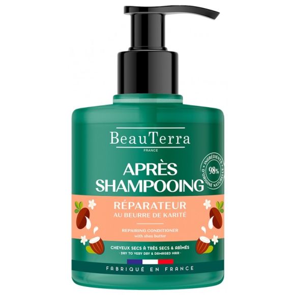 Après-shampooing réparateur Beauterra - flacon-pompe de 500ml