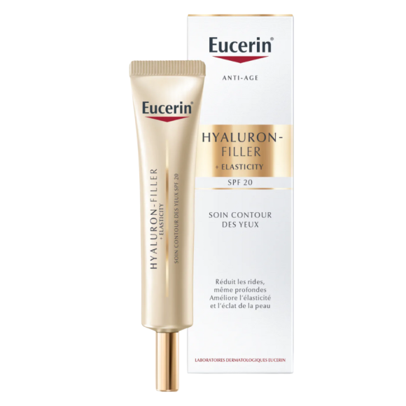 Hyaluron-Filler + Elasticity Soin contour des yeux SPF20 Eucerin - tube de 15 ml