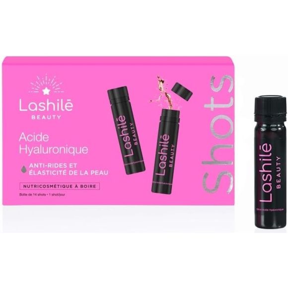 Acide hyaluronique Lashilé Beauty - boite de 14 shots