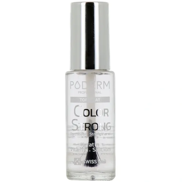 Color strong vernis top coat durcisseur Poderm - flacon de 8ml