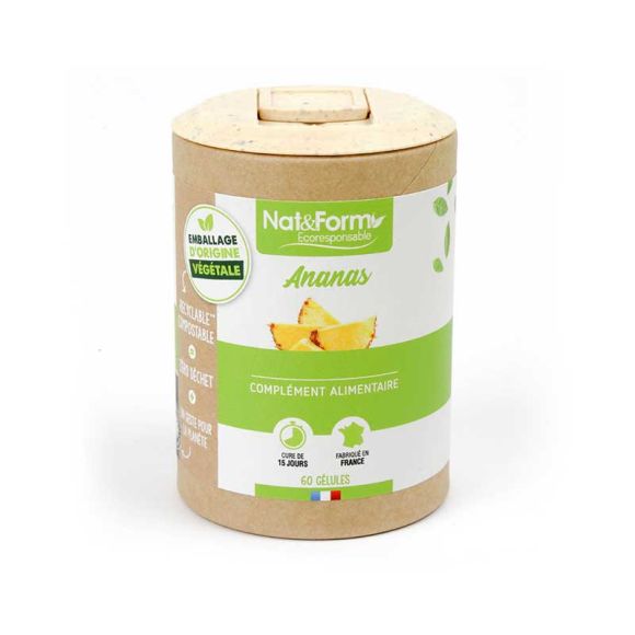 Ananas Ecoresponsable Nat&Form - Boite de 60 gélules