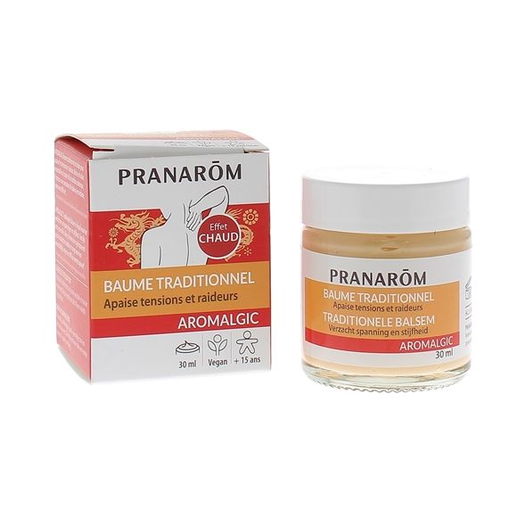 Aromalgic Baume traditionnel tensions et raideurs Pranarôm - pot de 30 ml