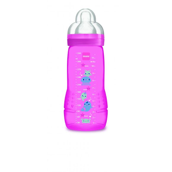 Biberon Easy Active 2ème âge 6 mois et + Mam - 1 biberon de 330 ml