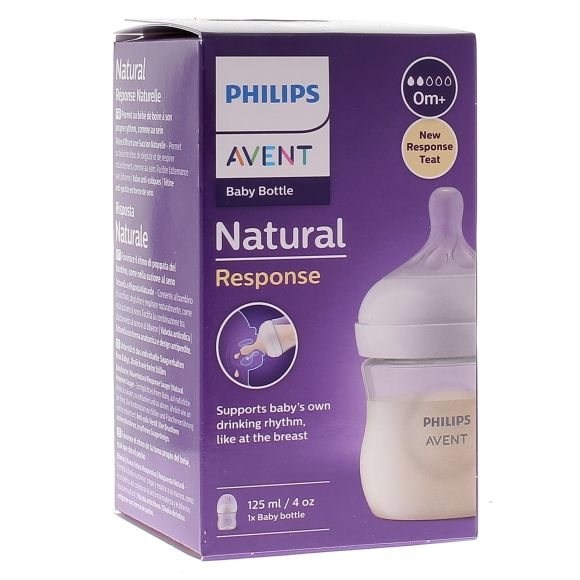 Natural Response Biberon 0 mois et + Avent - biberon de 125 ml