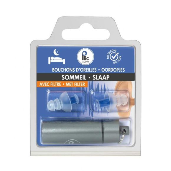 Bouchons d'oreilles Sommeil avec filtre Plic Audio - 1 paire