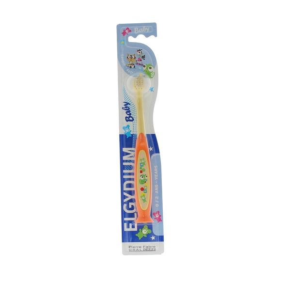 Brosse à dents souple baby 0-2 ans Elgydium - une brosse à dents