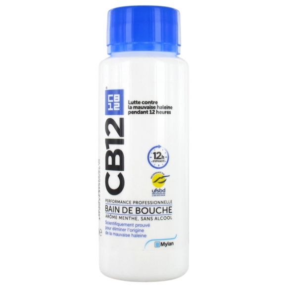 CB12 Bain de bouche goût menthe - flacon de 250 ml