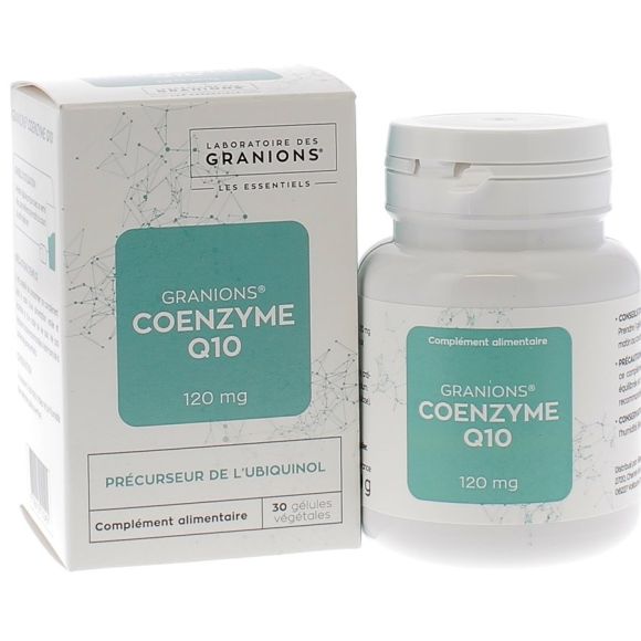 Coenzyme Q10 120 mg Granions - boîte de 30 gélules végétales