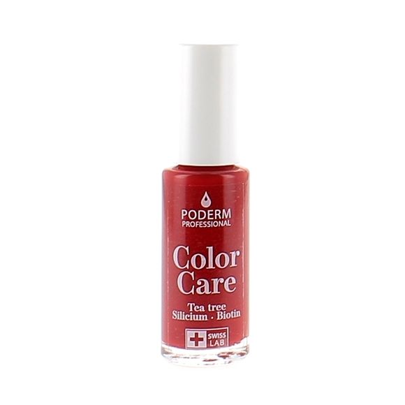 Color Care Vernis à ongles Rouge Allure 253 Poderm - flacon de 8ml