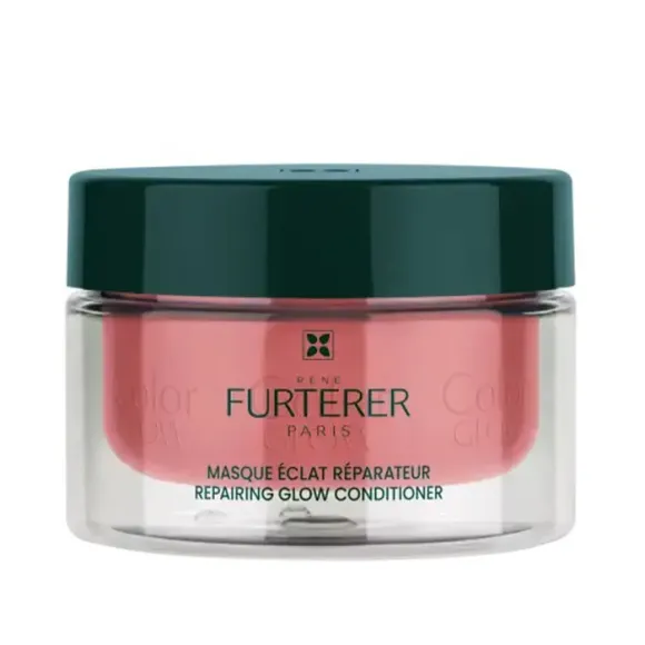 Color Glow Masque éclat réparateur cheveux colorés et méchés René Furterer - pot de 200ml