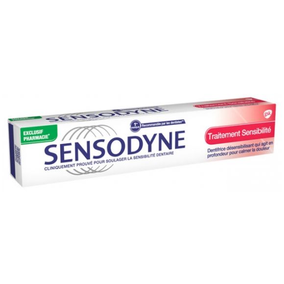 Dentifrice traitement sensibilité Sensodyne - tube de 75 ml