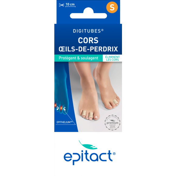Digitubes cors oeil de perdrix taille S Epitact - 1 x 10cm