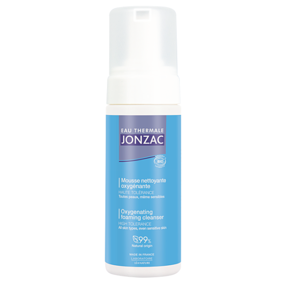 Mousse nettoyante oxygénante Eau Thermale Jonzac - flacon de 150 ml