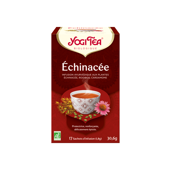 Echinacée bio Yogi Tea - boîte de 17 infusettes