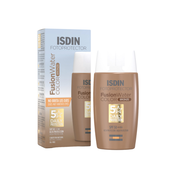 Fusion water color bronze SPF 50 Fotoprotector Isdin - flacon de 50 ml
