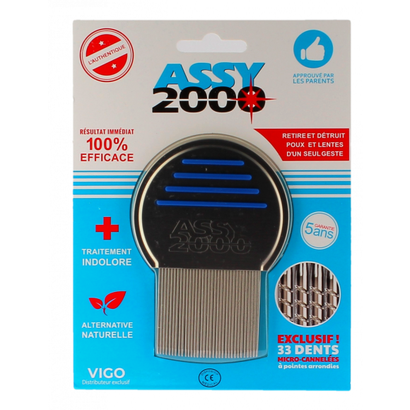 Peigne anti-poux et lentes Assy 2000 - un peigne