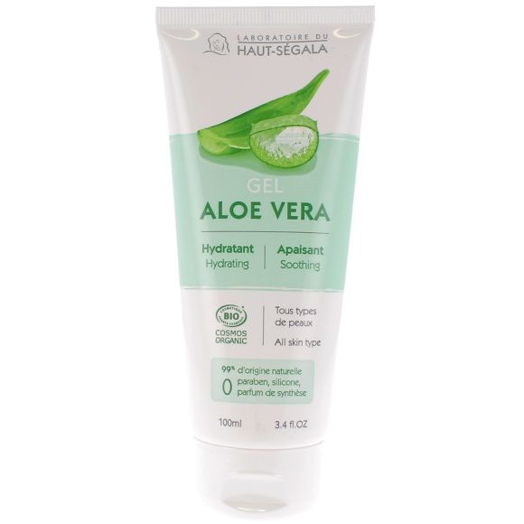 Gel Aloe Vera Hydratant Apaisant Laboratoire Haut-Ségala - tube de 100 ml