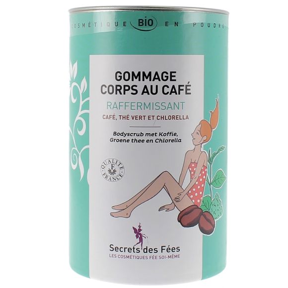 Gommage corps au café Raffermissant Secret des fées - Pot de 200 g