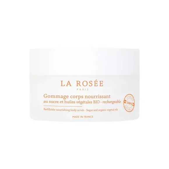Gommage corps nourrissant La Rosée - pot rechargeable de 200g