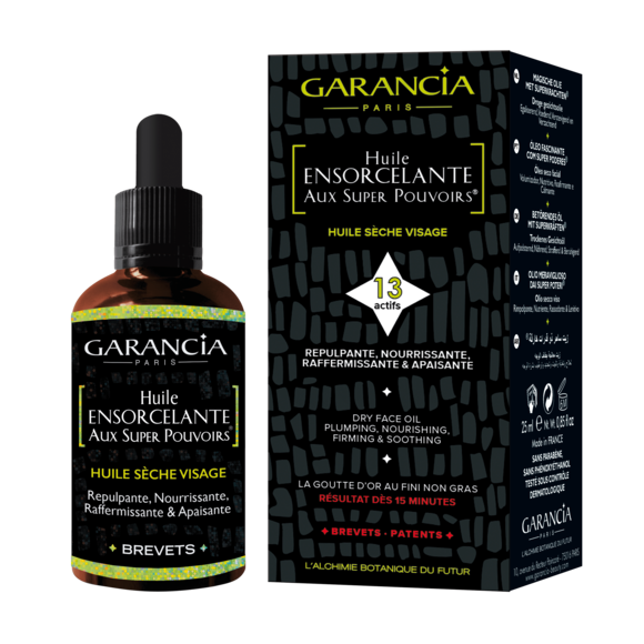 Huile ensorcelante aux supers pouvoirs visage Garancia - flacon de 25 ml