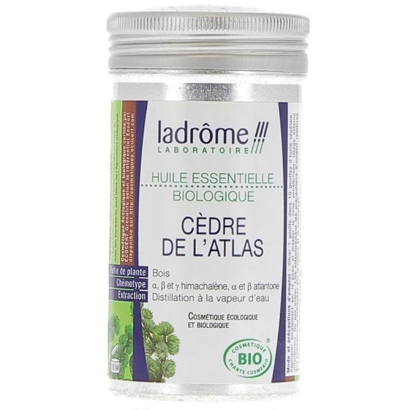 Huile essentielle cèdre de l'atlas Bio Ladrôme - Flacon de 10 ml