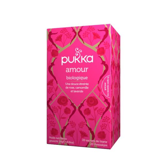 Infusion Amour (Love) BIO Pukka - boite de 20 sachets