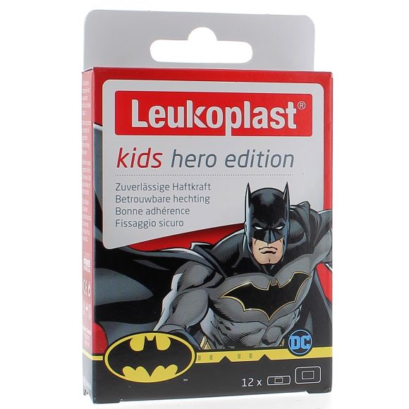 Leukoplast Kids Pansement Batman Hero edition BSN Médical - boîte de 12 pansements