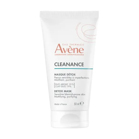 Cleanance Masque détox peaux sensibles à imperfections Avène - tube de 50ml
