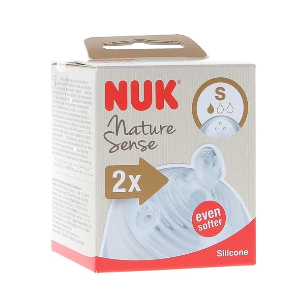 Nature Sense Tétines silicone NUK - lot de 2 tétines