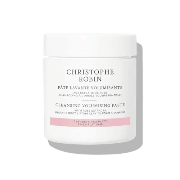 Pâte lavante volumisante aux extraits de rose Christophe Robin - pot de 75ml