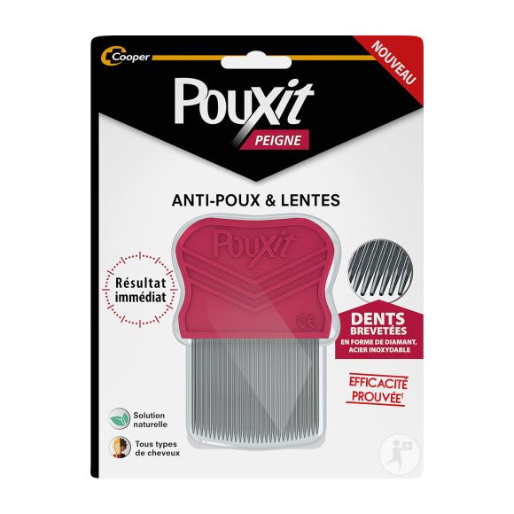Peigne Traitement Anti-poux & Lentes Pouxit - 1 peigne