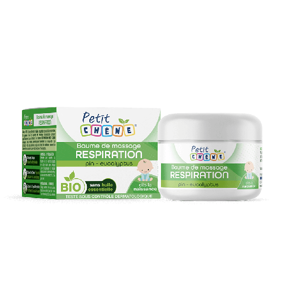 Petit Chêne baume respiration bio Les 3 Chênes - pot de 40ml