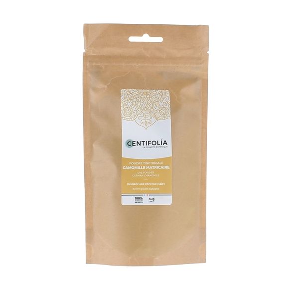 Poudre tinctoriale Camomille matricaire Centifolia - sachet de 50g