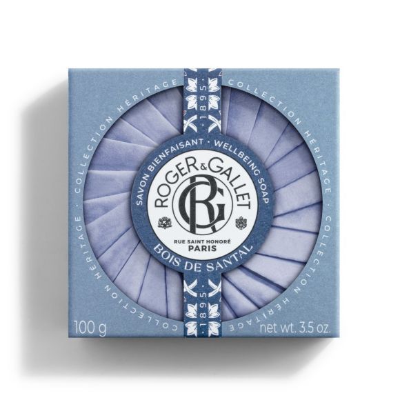 Savon bienfaisant Bois de Santal Roger & Gallet - pain solide de 100 g