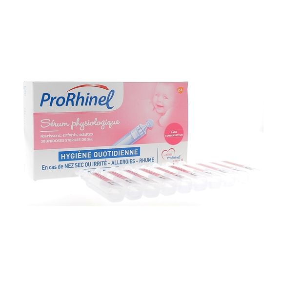 Sérum physiologique ProRhinel - boîte de 30 unidoses