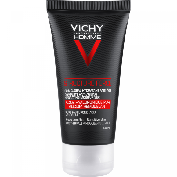 Soin global hydratant anti-âge Structure Force Vichy Homme - tube de 50 ml