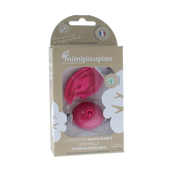 Sucette réutilisable Clear Mimipioupiou - une sucette