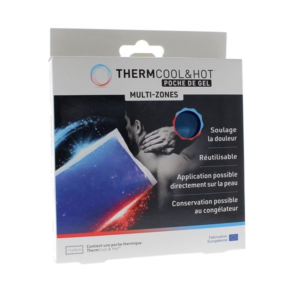 Thermcool&hot Poche de gel multi-zones - boîte d'une poche de 11x26cm