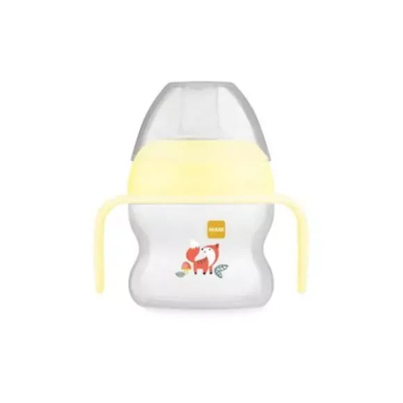Tasse à bec souple 6mois et plus jaune MAM - 1 tasse de 150ml