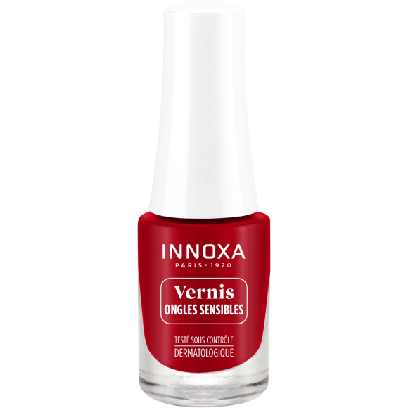 Vernis à ongles hypoallergénique Coquelicot 602 Innoxa - flacon de 4,8 ml