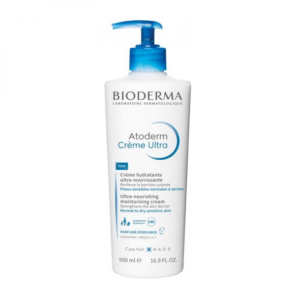 Atoderm Ultra crème nourrissante parfumée Bioderma - flacon-pompe de 500 ml