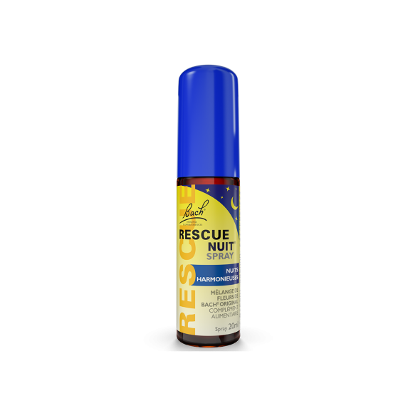 Fleur de Bach Rescue nuit spray nuits harmonieuses - spray de 20 ml