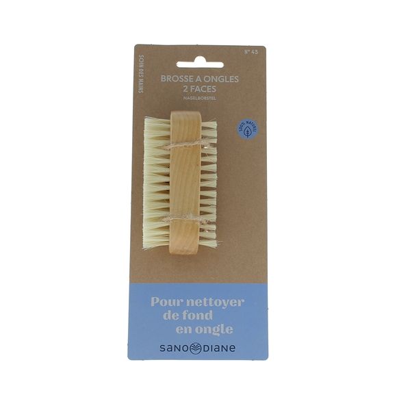 Brosse à ongles 2 faces Sanodiane - 1 brosse