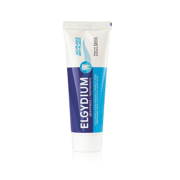Dentifrice anti-plaque format voyage Elgydium - tube de 50ml