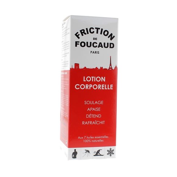 Lotion corporelle énergisante friction de Foucaud - flacon de 250 ml