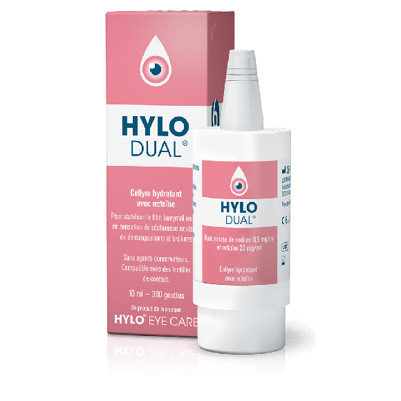 Collyre hydratant Hylo-dual - flacon de 10 ml