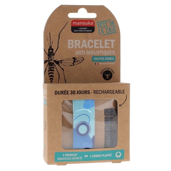 Bracelet anti-moustiques Manouka - 1 bracelet