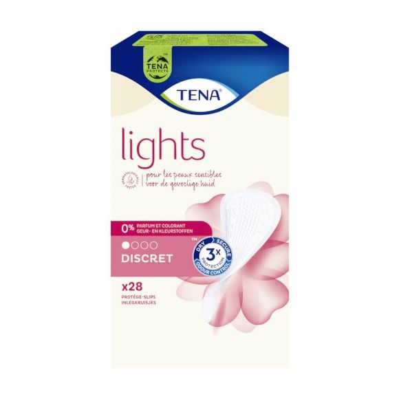 TENA Lights Protège slip discret - boite de 28 protèges slips