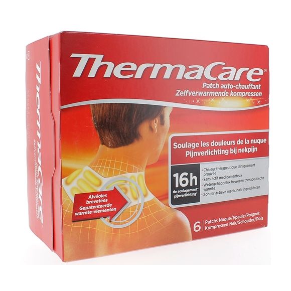 ThermaCare patch auto-chauffant 16h nuque épaule poignet - 6 patchs